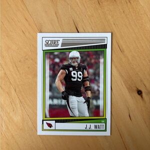 🏈 3/$10 🏈 J. J. WATT 2022 Panini Score Football Trading Card # 149